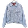 90s Made In USA Old Denim Jacket M Denim Jacket Trucker Women Used