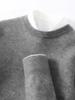 Men's Cashmere Round Neck Sweater - Business Casual Light Luxury Pullover, Soft & Smooth Knitwear for Autumn & Winter.