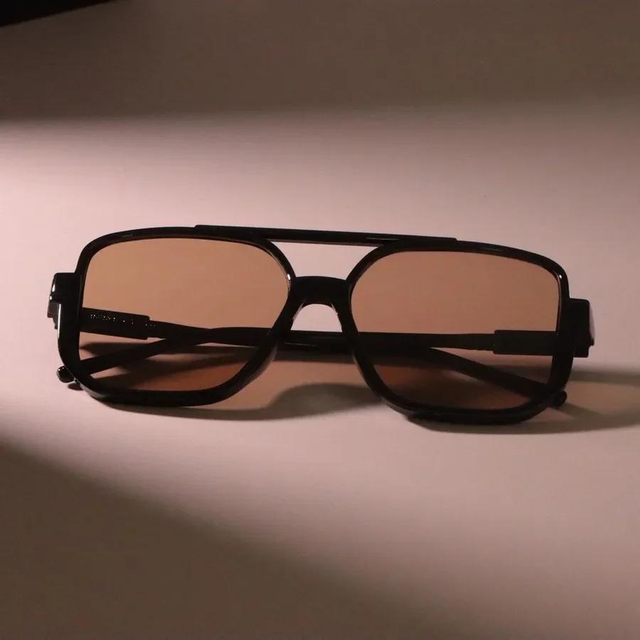 Trendy Square Designer Sunglasses for Women Men Big Frame Mirror Sun Glasses UV Protection Outdoor Comfortable