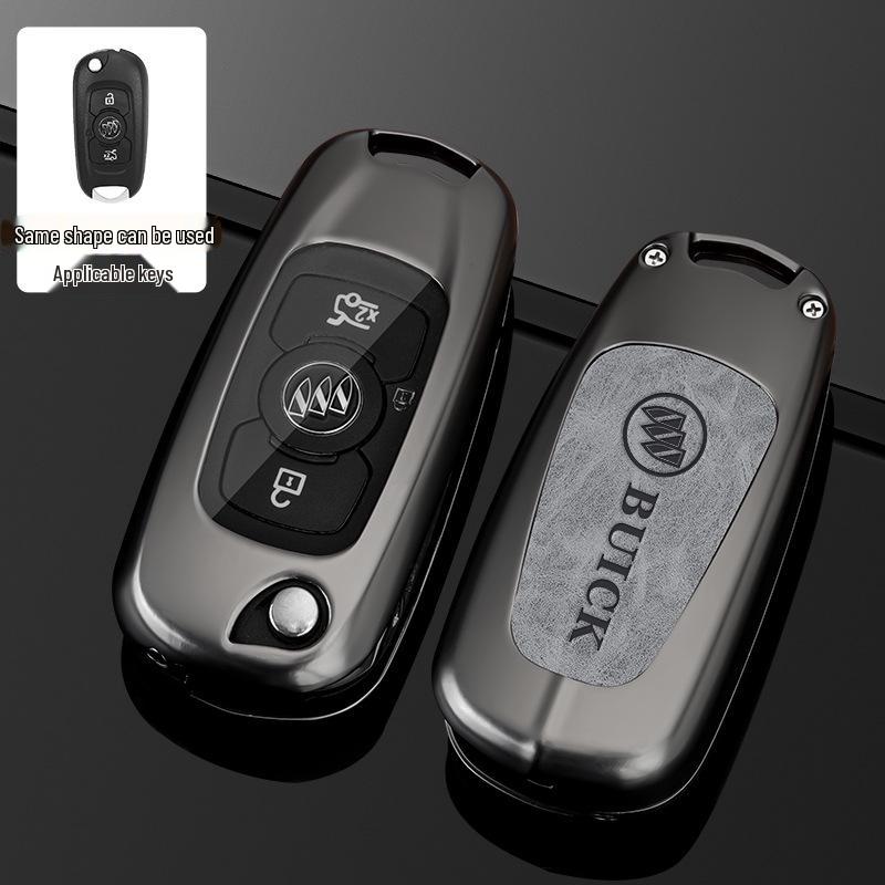 Smart Key Case Shell with Buckle for Buick Verano 15-19 Models - Unisex
