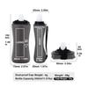 350ml Capacity Foldable Water Bottle Lightweight Travel Foldable Cup  Cycling Activities
