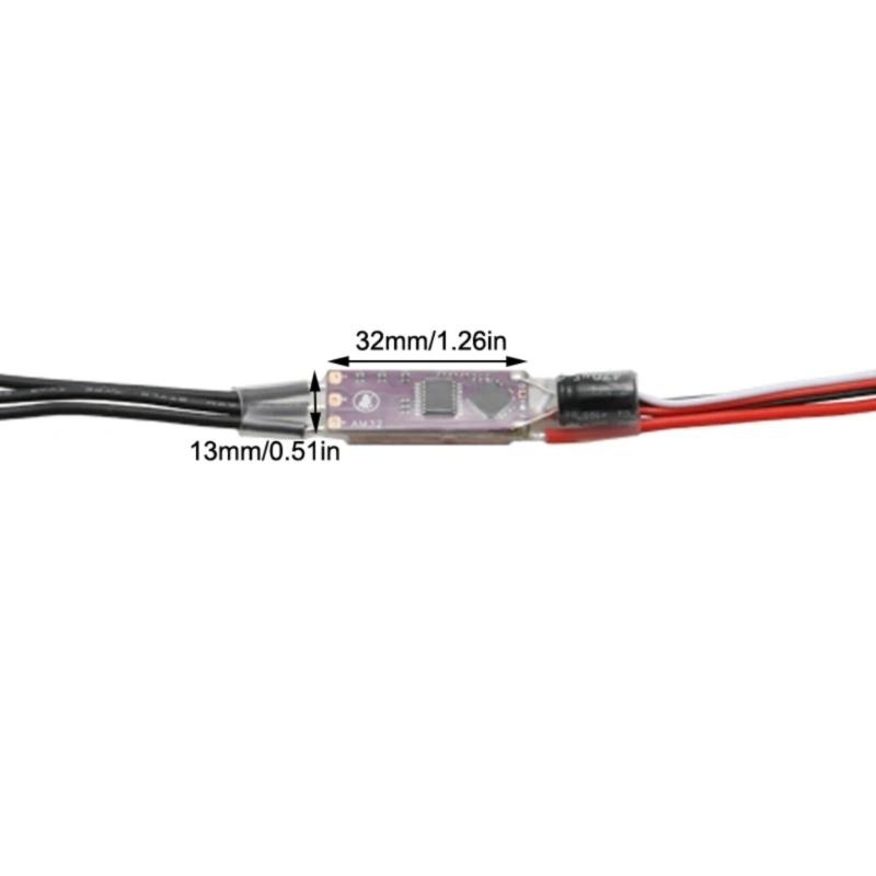 Effizienter 2-4S 40 A ESC AM32 Geschwindigkeitsregler Parameter-Tuner für Bürstenlose Motoren zur Verbesserung der Modellflugzeug-Leistung