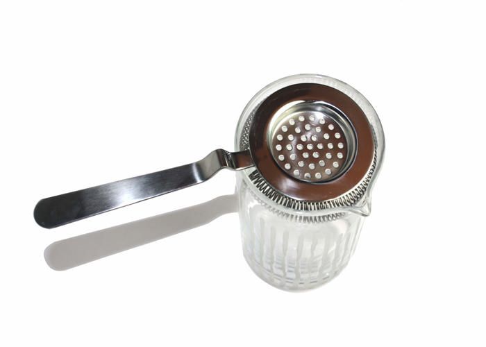 Set accessoire cuisine Cocktail Passoire Inox pour Verre a Melange et Shaker Argent (4 Couleurs Disponibles)