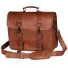 Handmade Leather Messenger Bag for Men & Women | Vintage Brown Leather Satchel | Office Laptop Briefcase | Crossbody Shoulder Bag