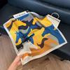New 71 * 71cm Korean version small square scarf women's silk scarf spring and summer thin sunscreen scarf neck protection tied bag headband scarf