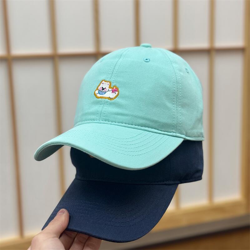 Spring And Summer Retro Japanese Cartoon Cartoon Puppy Cap Sun Protection Sunshade Face Small Baseball Cap Female