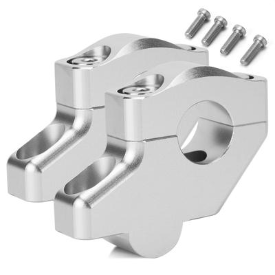 Motorcycle 1" 25.4mm Offset Handlebar Mount Clamp Risers Fit Accessory For Triumph Bonneville T100 2001-2024