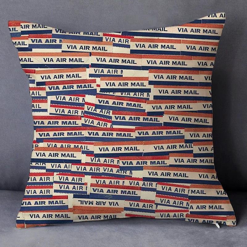 Home Decor Colorful Geometric & Floral Printed Pillow Covers Pattern Cushion Cover Suitable for Sofa Bedroom Car Pillow Cover