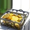1pc Plastic Transparent Pirate Treasure Box Crystal Gem Jewelry Box Storage Organizer Chest Treasure for Jewelry Gem Trinket Box