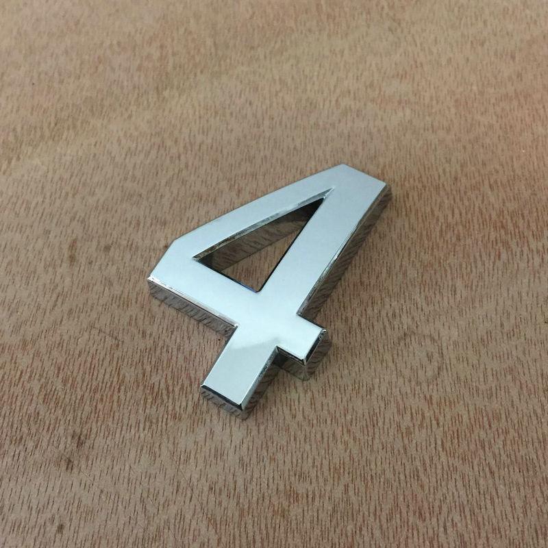 3,9-дюймова АБС дверна табличка з гальванічним покриттям, цифровий номерний знак, готель, вулиця, цифровий номер будинку, золото, срібло, чорний, бронза