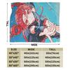 Kasane Teto Character Warm Soft Blanket  Kids Plush Throw Blanket Fluffy Living Room Flannel Bedspread Sofa Bed Cover