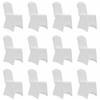Day and Night - Day and Night Elastic Chair Cover 12 Units White