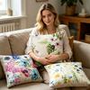 Federa Cuscino con Stampa Floreale, Copricuscino Traspirante per Tutte le Stagioni, Federa Cuscino con Design Botanico Nordico Tropicale, Morbida Custodia Decorativa per Cuscino per Divano Letto Sedia