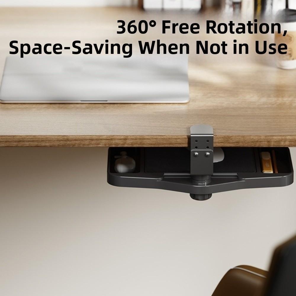Space-Saving Side Desk Organizer Height Adjustable Desk Mount Organizer  Standing Desk