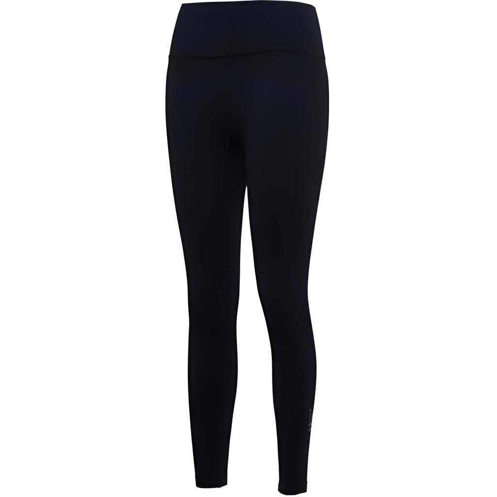 MLB Solid Color Slim Fit Fleece Leggings Nine-Point Fitness Sports Pants Women bottoms Black 3FLGB0326-07BKS