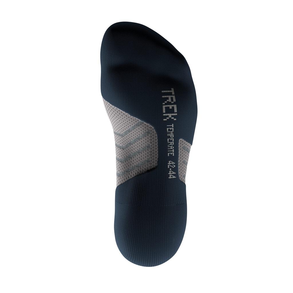 [Thermic] Trekking Temperate Socks, Gray/Navy, Sizes 39/41 (24.5-26.0cm)