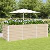 Plant Pot Ivory 240 X 80 X 75 Cm Steel