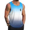 Camiseta sin mangas con estampado de palmera tropical para hombre, impresión 3D, sin mangas, verano, calle, hawaiana, playa, entrenamiento, fitness, camisetas