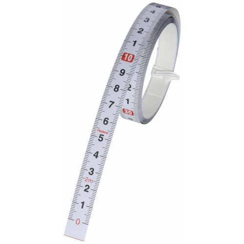 TRUSCO Setting Tape Measure, Vertical Scale, 2M, TSM13-02V