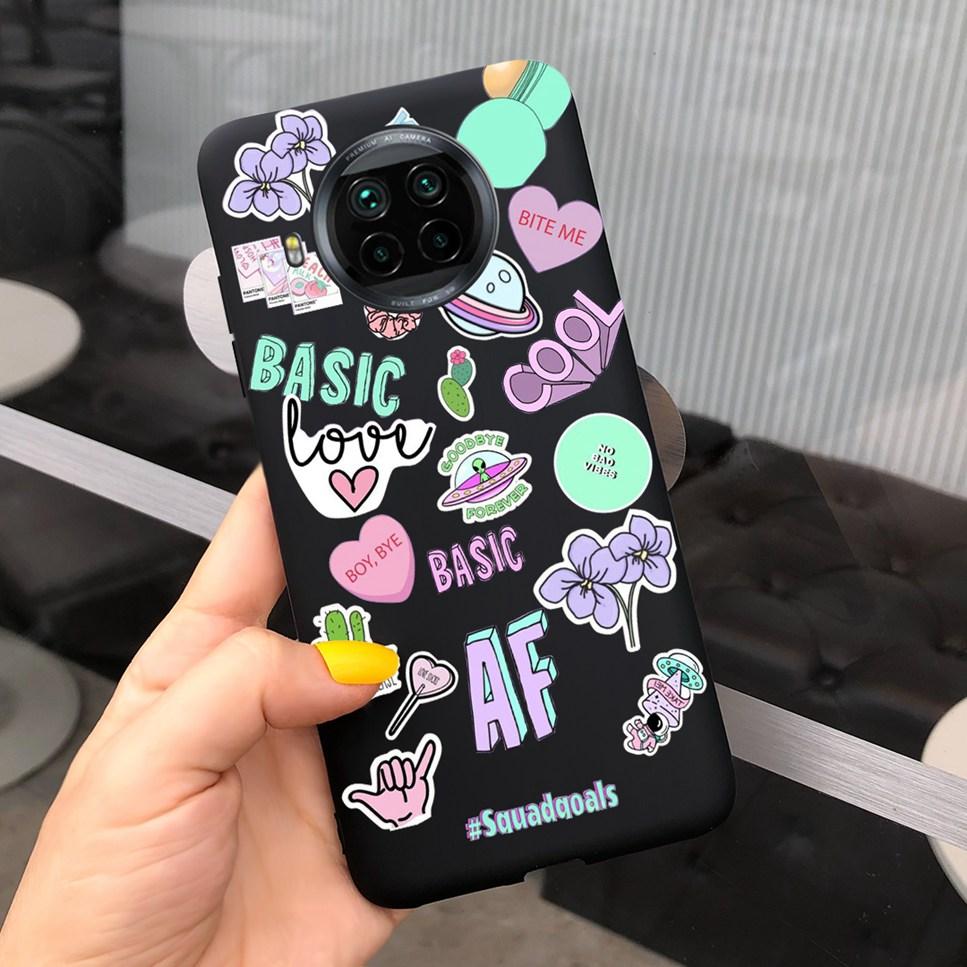 ForXiaomi Mi 10T Lite Case Cute Cartoon Cat Painted TPU Silicone Back Cover For Xiaomi Mi 10T Lite 5G 10Tlite Phone Case Funda