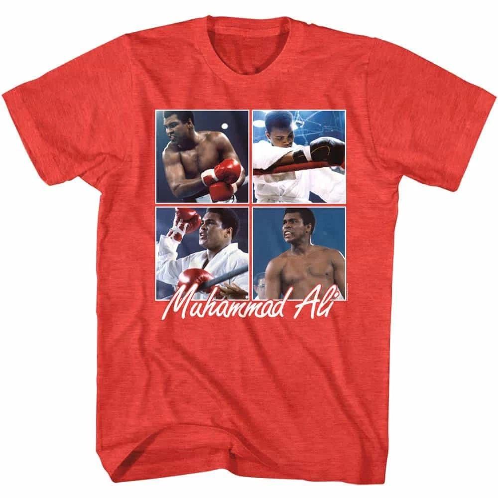 Muhammad Ali Boxing Snapshots Men s T Shirt 4XL