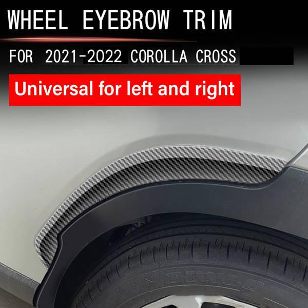 Compatible Rear Fender Trim Strips for 2021-2022 Toyota Corolla Cross - Exterior Decorative Panel Modification