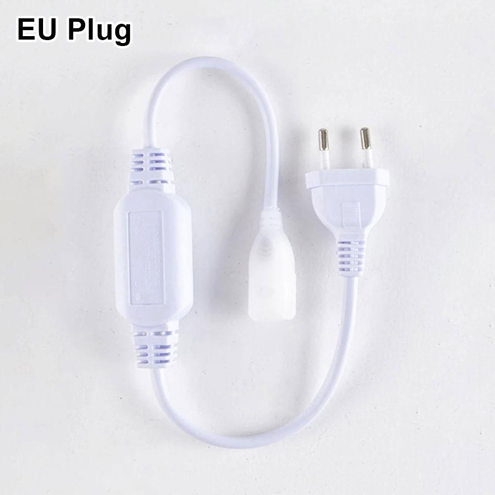 1Pcs 110V/220V Light Bar Connector High Voltage COB LED Light Accessories New Light Strip Plug