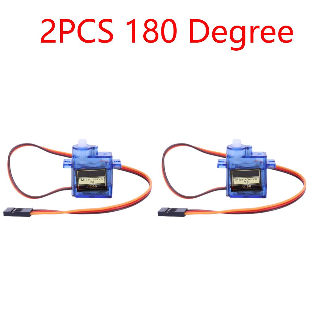 SG90 9G Micro Servo Motor Digital de Asa Fixa Micro Engrenagem Servo Motor 180/360 Graus para RC Helicóptero Aeronave Avião