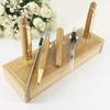 Bamboo Ball Pen and Fountain Pen with Square Bamboo Gift Box Eco-friendly Hand-made Bamboo Craft Writing Stationery Sets