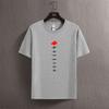 2024 New Mens and Women S Nine Tailed Fire T-shirt Shadow Ninja Short Sleeve Anime Surrounding Fashion Trend Top T-shirt Summer