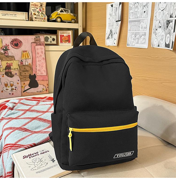 Schoolbag1011 Spring New Korean Version Junior High School Student Backpack Leisure Travel College Student Couple Backpack Female