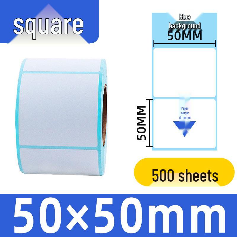 Durable 100x100 Self-Adhesive Thermal Label Paper for Supermarket Barcodes & Express Waybills