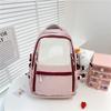Schoolbag schoolbag girls ins style Korean version of junior high school students large-capacity backpack simple middle school students casual 