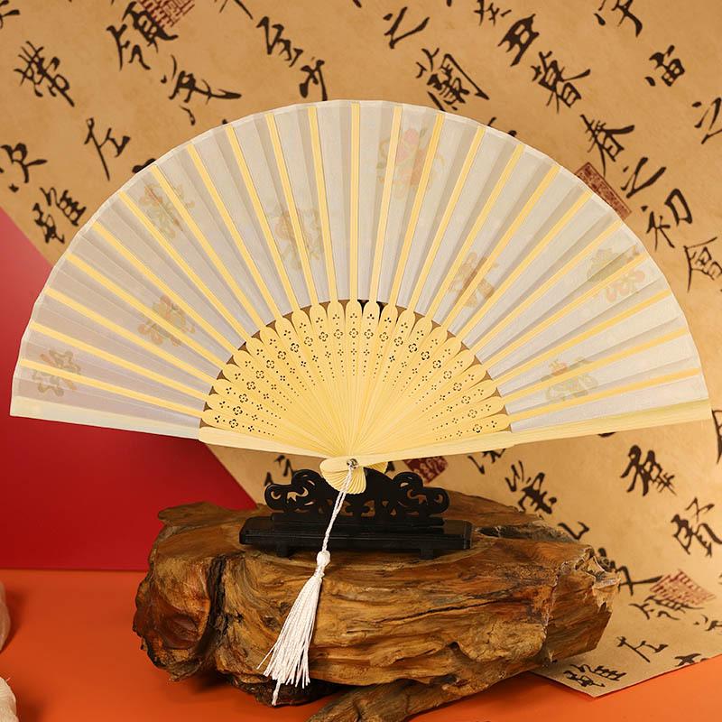 Hanfu Faltfächer im antiken Stil: Neuer chinesischer Design-Tanzfächer für Damen