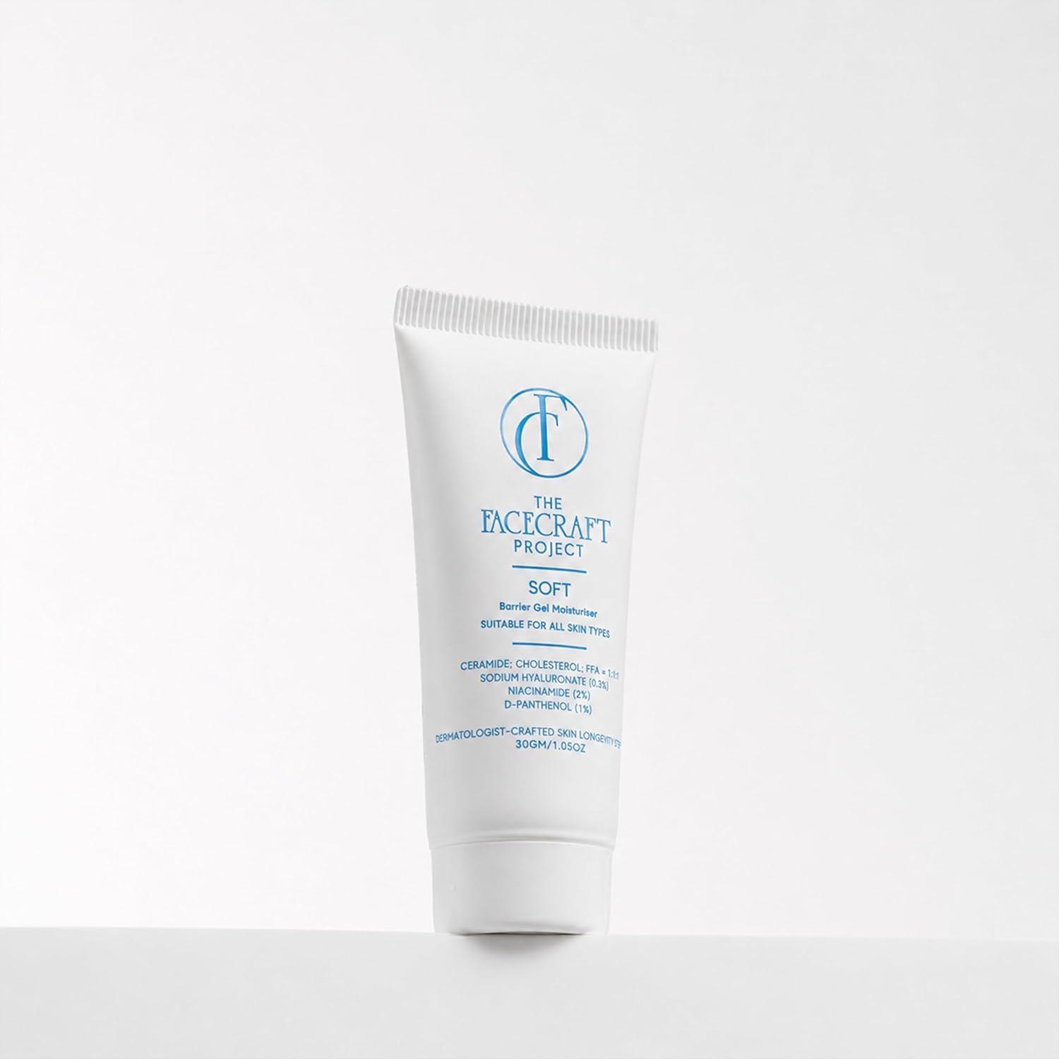 THE FACECRAFT PROJECT Soft | Barrier Gel Moisturiser - Inspired by the skin s natural lipid balance | All skin type | 30gm