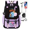 Knapsacks 3Pcs Set My Little Pony School Tote Meal Bag Pencil Pouch Female's Back To School Gift Mochila Teens Trip Bags