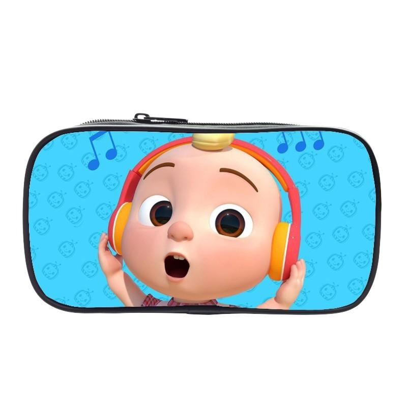 Cocomelon Pencil Box Large Capacity Storage Bag Ideal For Students And Kids