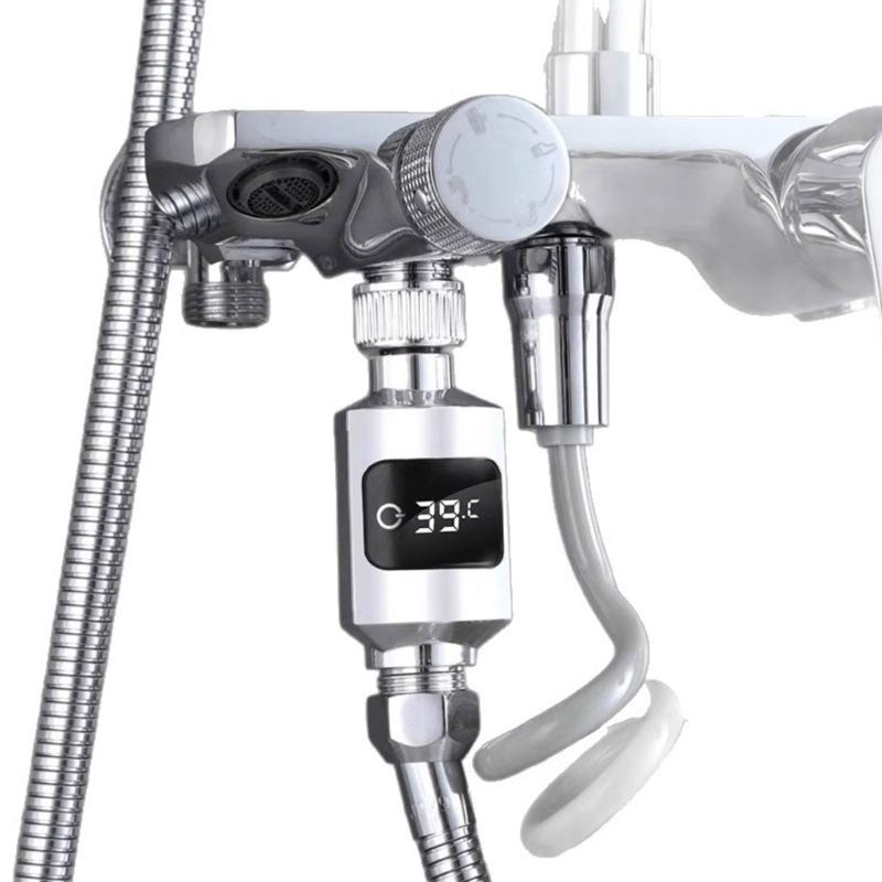 Manometro Temperatura Doccia Facile da Installare per Neonati Anziani e Donne in Gravidanza con Schermo LED