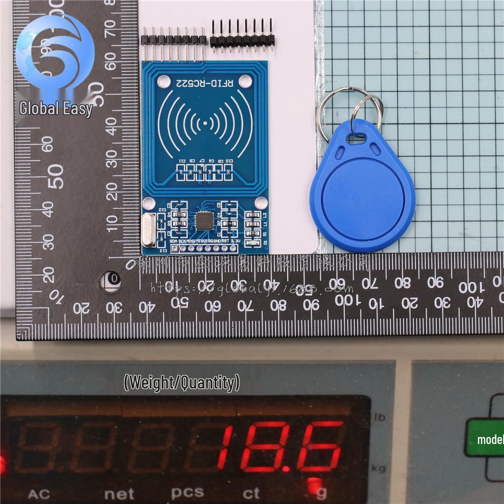 

RFID Induction Module RC522 with White Card Single Board