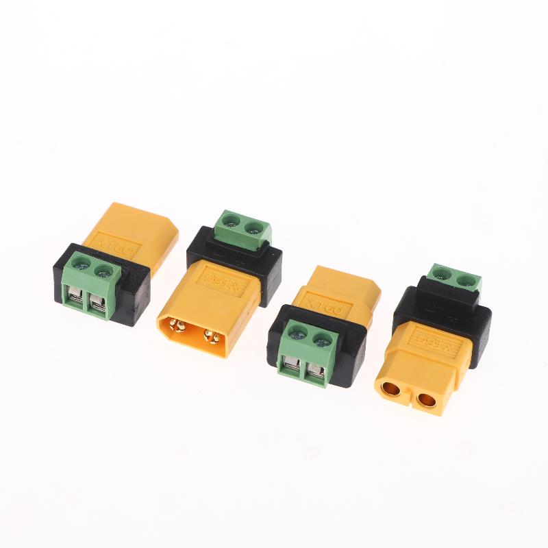 XT60 Male Female To 2Pin Terminal Adapter Solderless Charging Connector For UAV Balance Charger Solar Panel Model Devices
