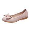 Buty Doudou 2025 wiosna i lato nowe casualowe płytkie kokarda okrągły nosek buty dla ciężarnych buty dla matki płaska podeszwa miękka podeszwa miękka powierzchnia