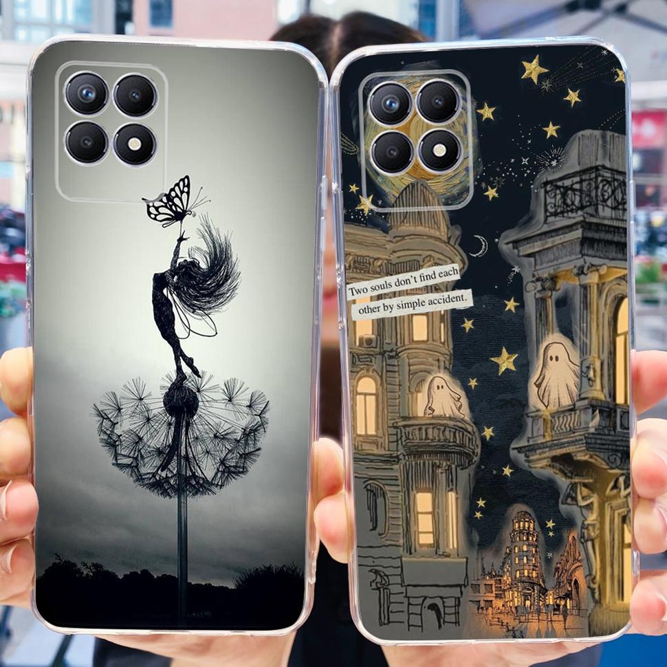 For Realme 8i Case Realme8i RMX3151 Cute Panda Cartoon Cover Soft Silicone Case For Oppo Realme Narzo 50 Narzo50  Fundas Capa