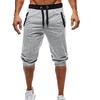 Men Sport Fitness Jogging Elastic Stretchy Bodybuilding Bermuda Sweatpants 