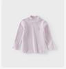 David Bella Girls' Half High Collar Bottom Shirt