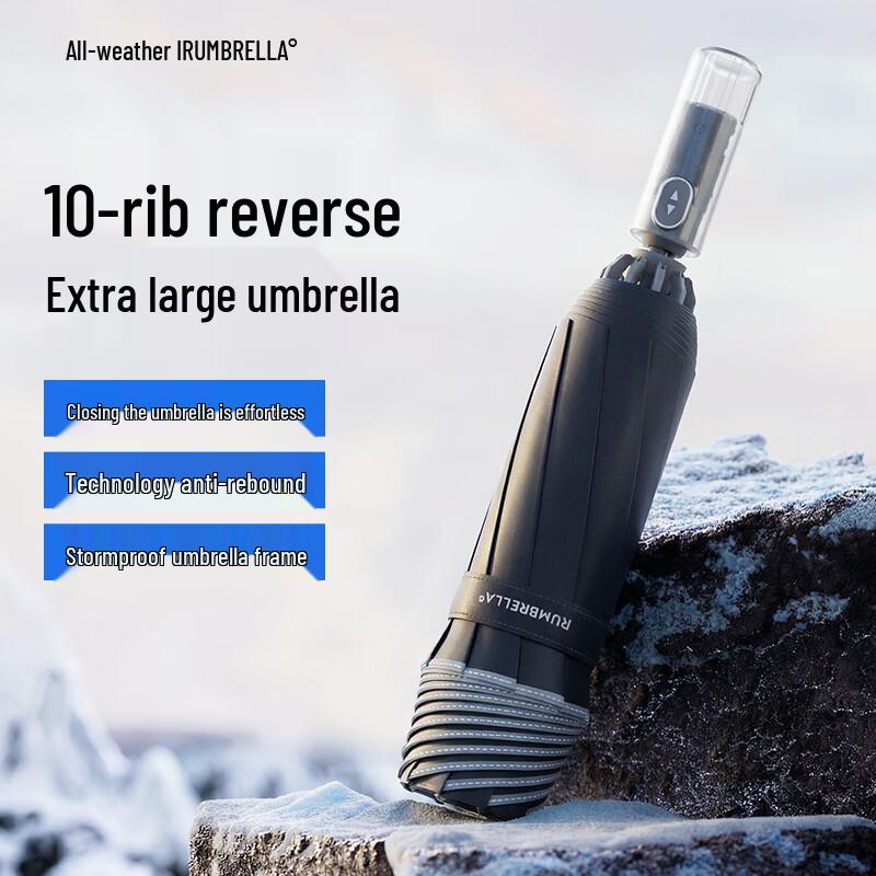 RUMBRELLA Men s Fully Automatic Reverse Windproof Umbrella