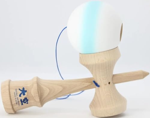 Yamagata Koubou Wettkampf Kendama "Ozora" (Zertifiziert von der Japan Kendama Association) Matte hellblaue Linie