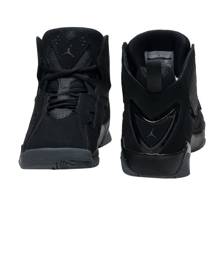 Air Jordan True Flight BG 'Black Dark Grey' Kids' Sneakers