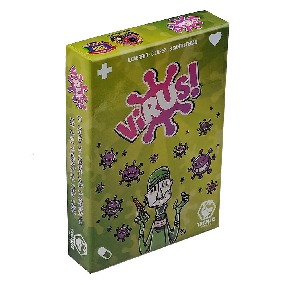 English Virus Infection Card Game: Family & Kids Interactive Toy