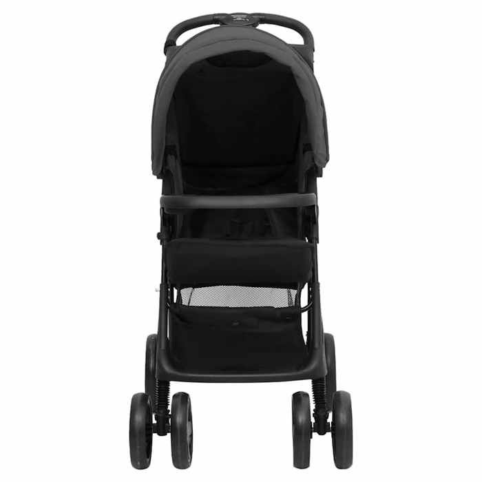 VidaXL Poussette pour Bébé 2-en-1 Landau Pliable pour Tout-petit Enfants Poussette de Voyage Protection contre Rayons UV 10384