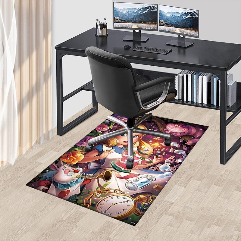 1PC Alice in Wonderland Carpet Ultra Soft, Thick & Absorbent, Non Slip Machine Washable Mat for Entryway